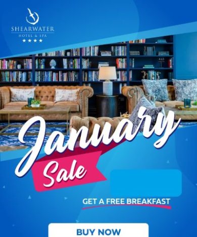 January Sale- FREE BREAKFAST